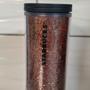 Starbucks Glittery Weighted Tumbler